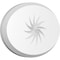 Ekena Millwork Standard Dalton Spiral Rosette With Beveled Edge, 7"W x 4 3/4"H x 1/2"P ROSP070X048X050DAL13 - alternate 1